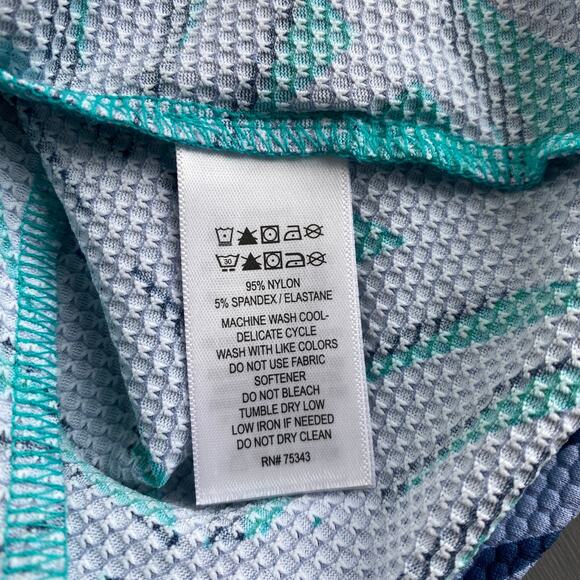 Tommy Bahama Tropical 1/4 Zip Golf Jacket Women M Periwinkle Tennis Pickleball - Picture 6 of 9